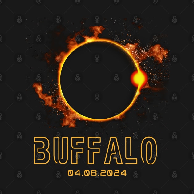 BUFFALO New York Total Solar Eclipse 2024 April 8th Souvenir by NUMAcreations