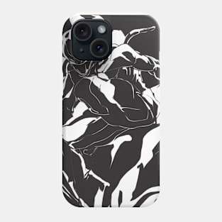 Jaguar Shadow Silhouette Anime Style Collection No. 172 Phone Case