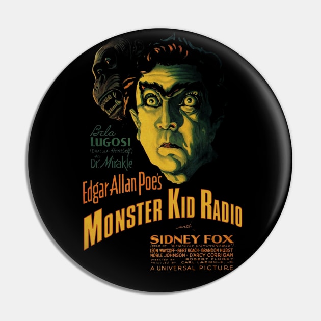 Murders in the Monster Kid Morgue Pin by MonsterKidRadio