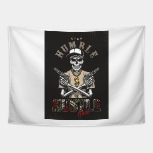 Hustle hard Tapestry