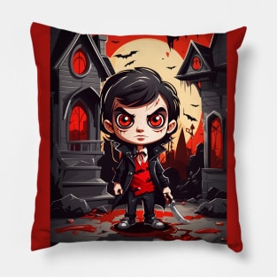 Cute Halloween Vampire Pillow