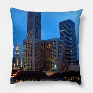 Evening in the City Pillow