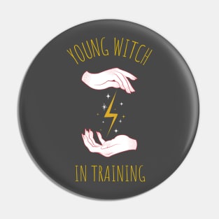 Young Witch in training Pin