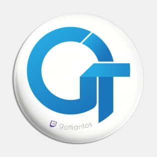 GT with Twitch Logo Pin