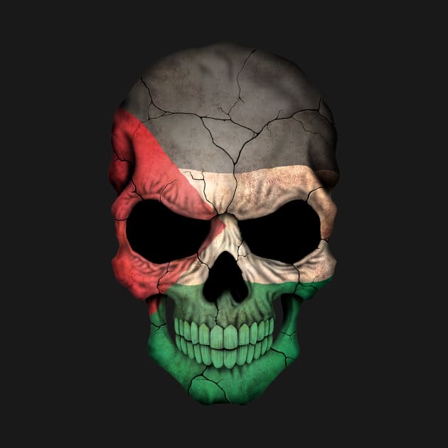 Palestinian Flag Skull by jeffbartels