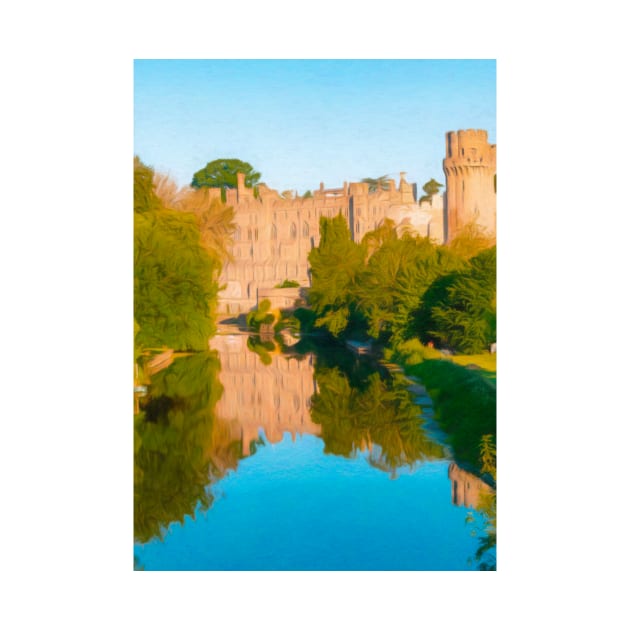 Warwick Castle Pastel by NikkiBear67