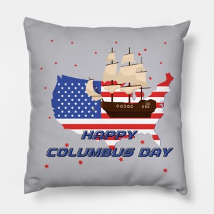 columbus day Pillow