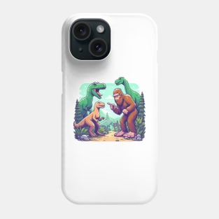 Bigfoot's Dinosaur Adventure: A Prehistoric Playdate Phone Case