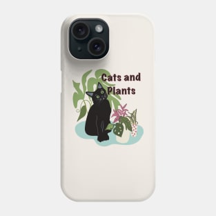 Cats and Plants Phone Case