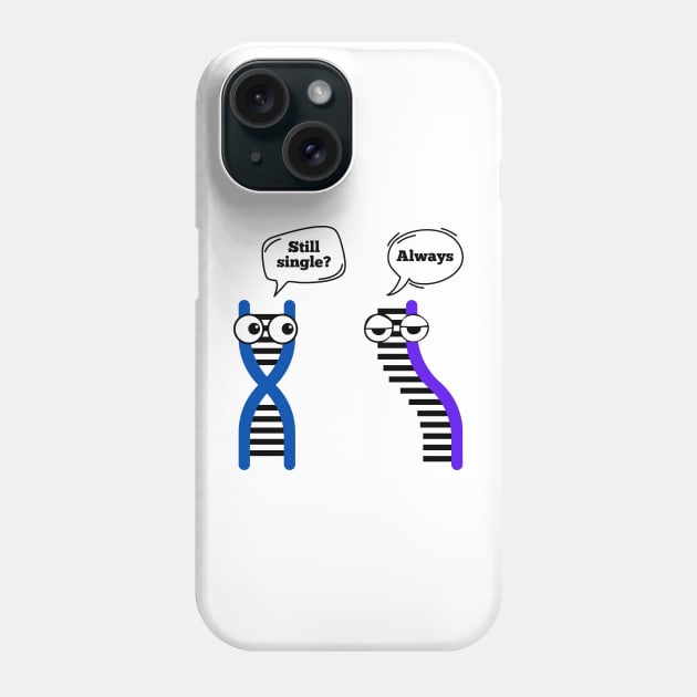 DNA RNA funny conversation gift Phone Case by Thepatternedco