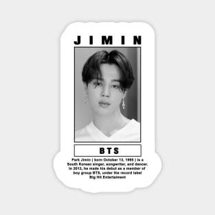 Kpop Design Jimin BTS Magnet