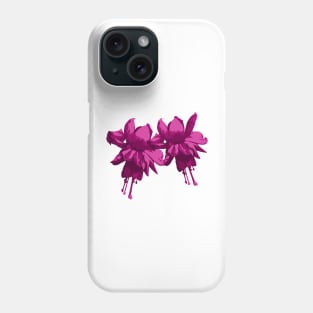 purple fuchsia Phone Case