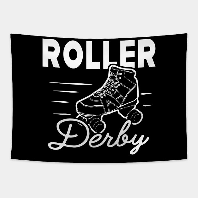 Roller Derby Tapestry by KC Happy Shop