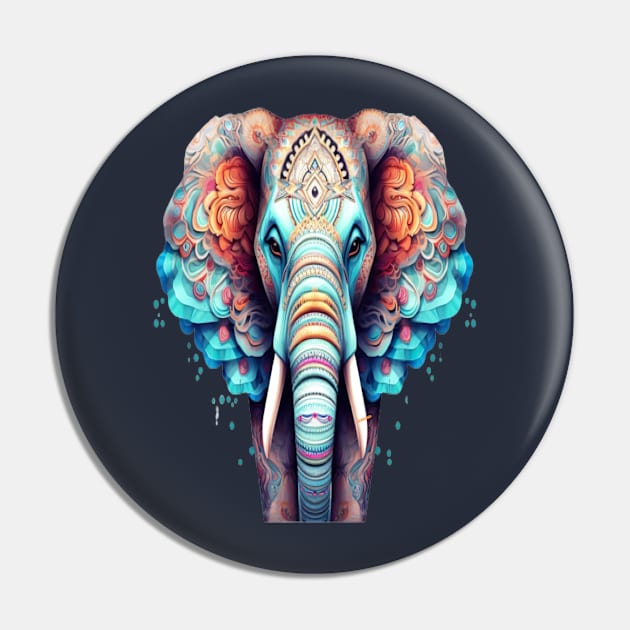 elephant Mandala Animal Ilustration Pin by Lebihanto