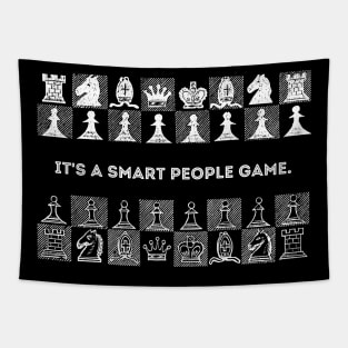 Chess for Smart People - White Tapestry