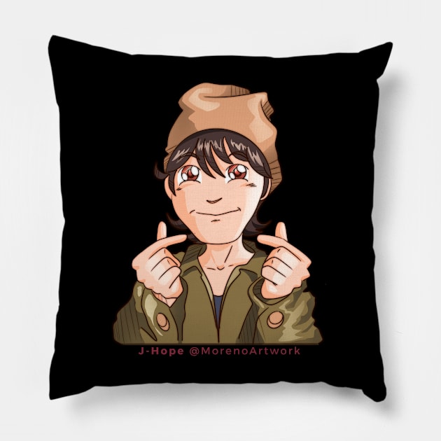 K-cute J-Hope Pillow by MorenoArtwork