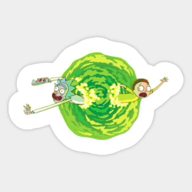 Rick And Morty: Portal - Rickandmorty - Sticker | TeePublic