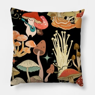 Vintage mushroom Pillow