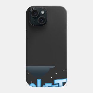 Aqua Blue Universe Skeet Phone Case