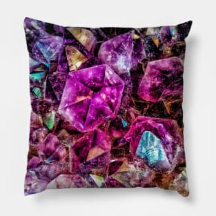 Amethyst Crystal Pillow