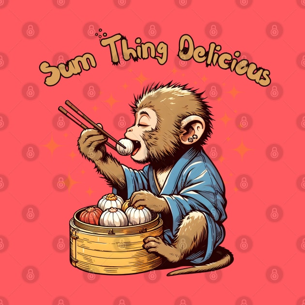 dim sum monkey by Japanese Fever