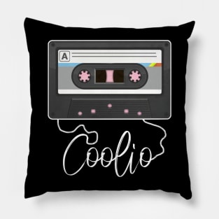 Love Music Coolio Proud Name Awesome Cassette Pillow