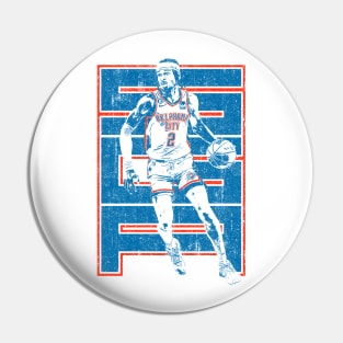 Shai Gilgeous Alexander (Variant) Pin