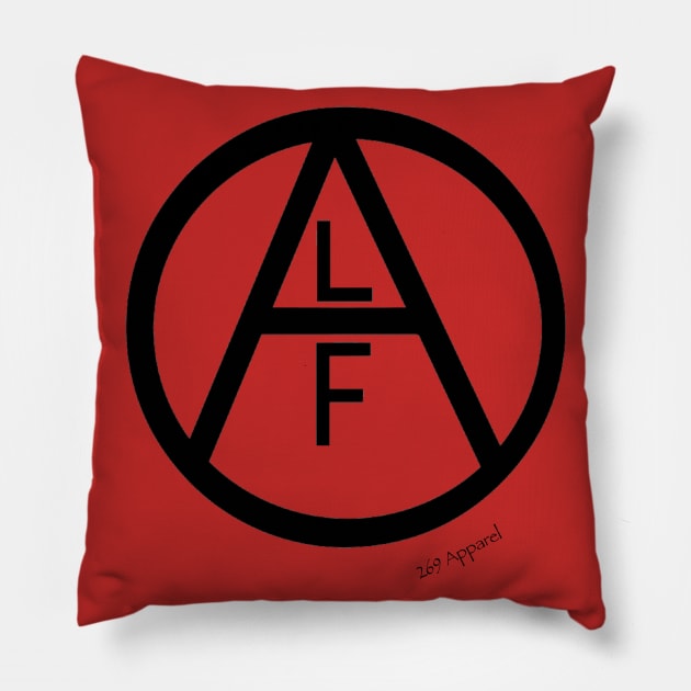 Animal Liberation Front Pillow by AnimalRightsApparel