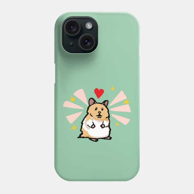 Hercules Hamster Phone Case by Eatmypaint