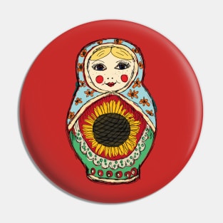 Matrioshka Pin