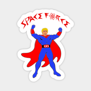 Space Force/Ghost Mashup Magnet