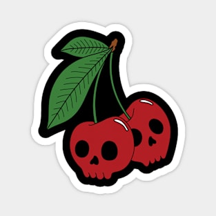 Skull Cherries Magnet