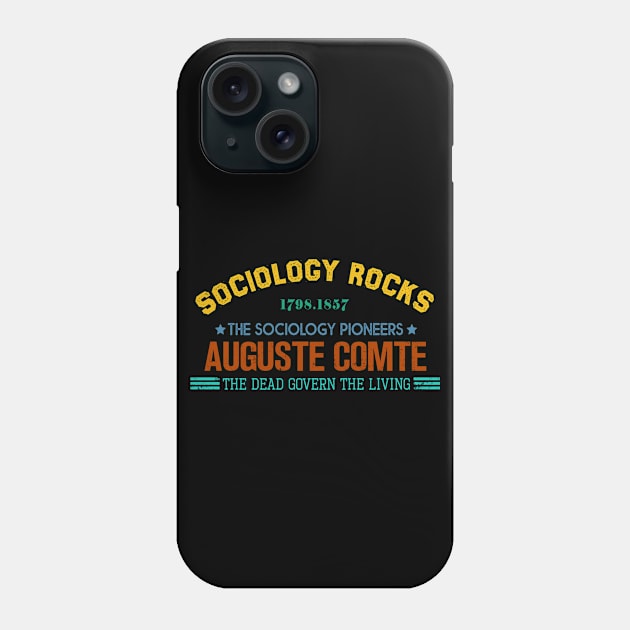 Sociology Rocks! Phone Case by Pictozoic