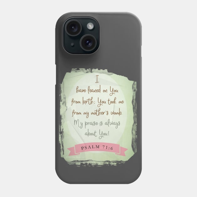 I have leaned on You, Jesus - Christian T-Shirt, Hoodie and Gifts Phone Case by Third Day Media, LLC.