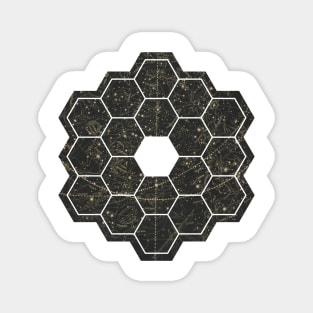 Webb Telescope 1850 Map of the Heavens Magnet