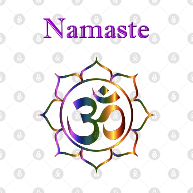 Namaste Yoga and Meditation Design by sarahwainwright