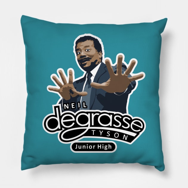 Neil deGrasse Tyson Junior High Pillow by gnotorious