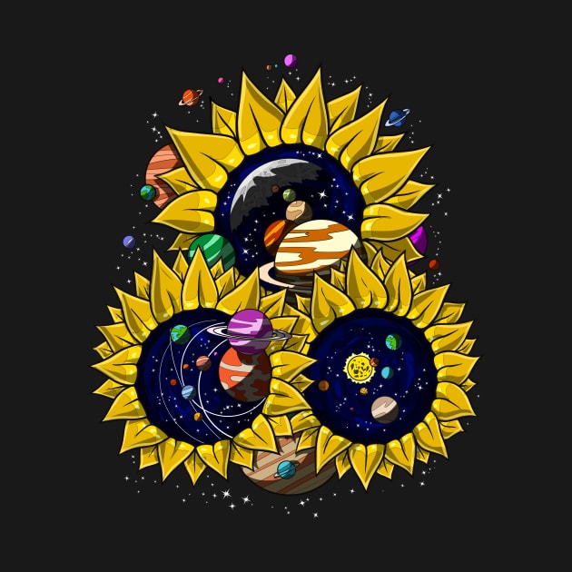 Space Sunflowers by underheaven