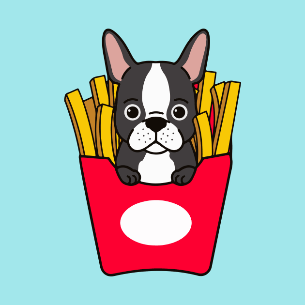 French Bulldog Fries by SLAG_Creative