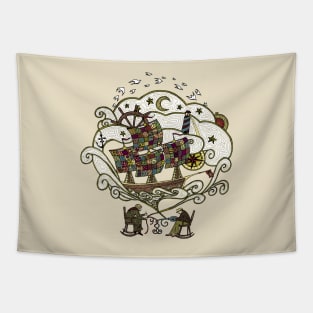 My Father Was a Sailor and My Mother, a Quilter Tapestry