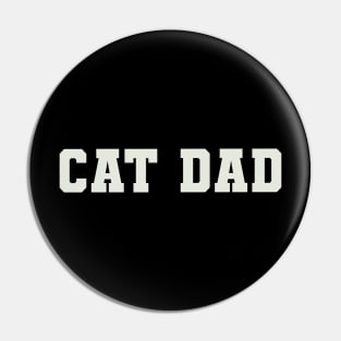 Cat Dad Word Pin