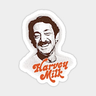 Harvey Milk Retro 70s Design Magnet