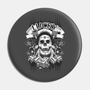 Lucky Skull Pin