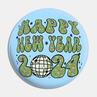 Happy New Year - 2024 (Ball-Shaped) Pin