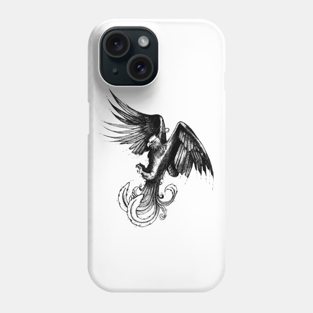 Rise of the Phoenix Phone Case by adig-art
