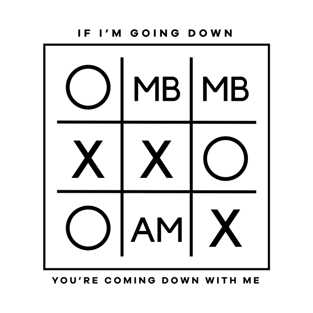 MBMBAM Tic Tac Toe (Black Logo) by usernate