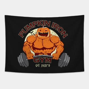 Pumpkin Iron Gym Tapestry