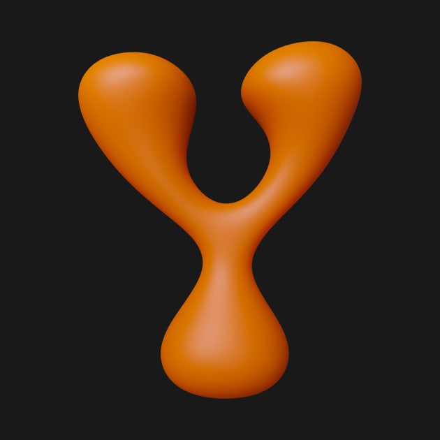 Liquid Type Letter Y by HenrisKas