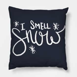 I Smell Snow Pillow