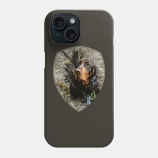 Beautiful Gordon Setter with Woodcock Phone Case